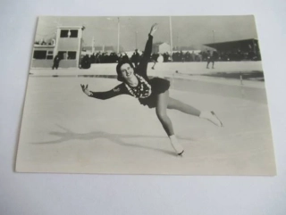 Regina Heitzerová - Rakousko - Stříbrná medaile v krasobruslení žen - ZOH Innsbruck 1964