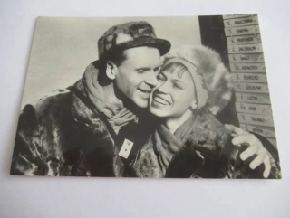 Ludmila Bělousovová a Oleg Protopopov - Sovětský svaz, vítězové v krasobruslení sportovních dvojic - ZOH Innsbruck 1964