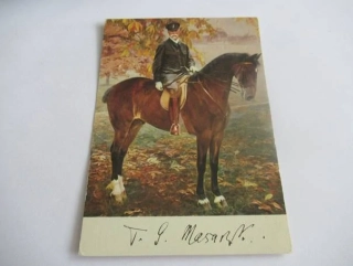 Fr. Horník: President T.G. Masaryk na koni Hektorovi