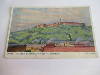 Brno - pohled z hotelu Avion na Špilberk