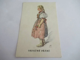 M. F. Kvěchová - Smutná dívka