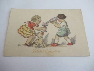 M. F. Kvěchová - Děti se psem