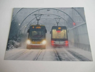 Tramvaj Škoda 15T a tramvaj č. 9391