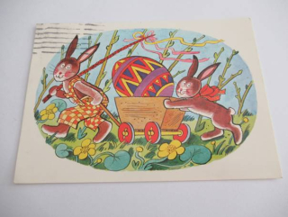 A. Janoušková zajíci s vajíčkem