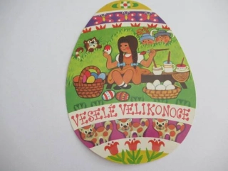 Z. Miler - dívka s vajíčky