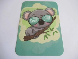 Koala s větvičkou