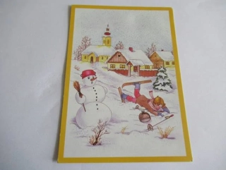 Chlapeček na lyžích
