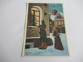 J. Lada - zasněžená ulice ODEON 10-544-O-4