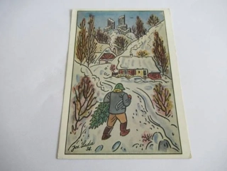 J. Lada - zasněžená cesta KLU 10-469-K-2