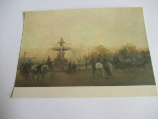 Viktor Barvitius - Place de la Concorde v Paříži