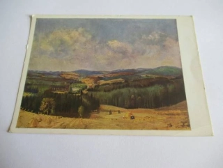 V. Koutský: Žně na Českomoravské vysočině