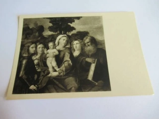 Giacomo de Negretti: Madona s Ježíškem, Archandělem Gabrielem a sv. Josefem
