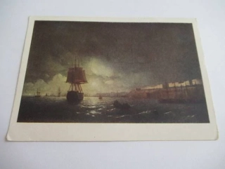 I. Aivazovsky - moře s lodí