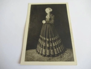 Lucas Cranach: Podobizna paní v bohatém kroji
