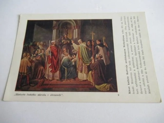 Křest knížete Bořivoje arcibiskupem Methodějem