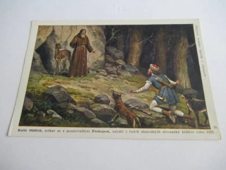 Kníže Oldřich, setkav s poustevníkem Prokopem