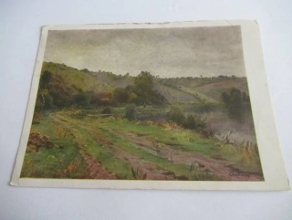 A. Chittussi - krajina s rybníkem