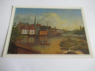 Nymburk - Pohled z dřevěného mostu na Velký mlýn