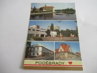 Poděbrady - zámek, obchodní dům, muzeum, letní lázně