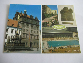 Plzeň - radnice, sídliště Slovany