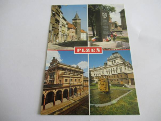 Plzeň - vodárenská věž, Chodské náměstí..
