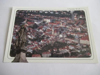 Uherský Brod - Kašna se sochou sv. Floriana 