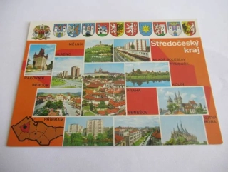 Středočeský kraj - znaky okresních měst