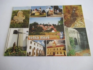 velká Bíteš - Smírčí kámen, socha sv. Jana Křtitele s křížem, opevněný kostel sv. Jana Křtitele...