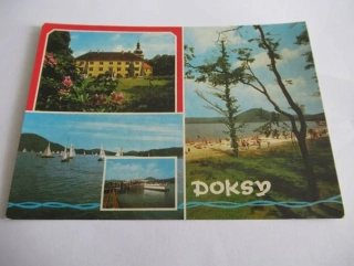 Doksy - zámek, závody plachetnic, přístaviště, pláž