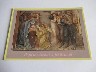 Klanění pastýřů - dřevěná plastika J. Müllera v katedrále Sv. Štěpána v Litoměřicích