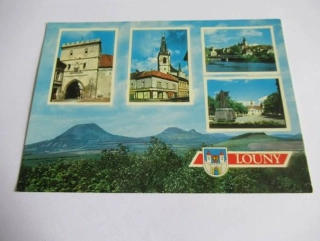 Louny - Žatecká brána, chrám sv. Mikuláše...