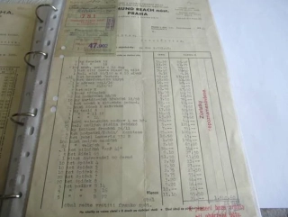 Praha - Zikmund Reach - tovární sklad veškerých potřeb pro průmysl obuvnický - 1941