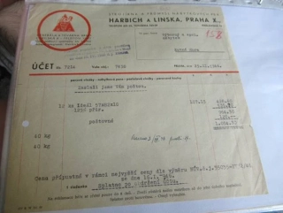 Praha -  Harbich a Linska - Strojírna a průmysl nábytkových per - 1946