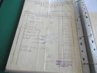 Dolní Počernice - Josef Vohánka - strojní truhlářství a veškeré práce v obor ten spadající - 1946 