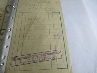 Hradištko - Horymír Horáček - technik pro úzký film - 1941