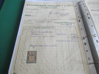 Plzeň - Filiálka ve Čkyni - Hospodářské družstvo - 1941