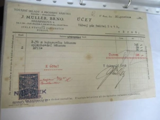 Brno - J. Müller - Tovární sklady a prodejny nábytku - 1935