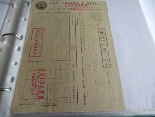 Praha - Jan Kaliba - Speciální továrna na velkokuchyně - 1949