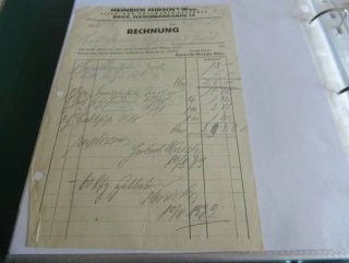 Brüx - Heinrich Mirsch¨s - Obchod se železářským a dřevěným zbožím - 1935