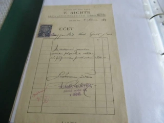 Brno - T. Richtr - Modní síň pro pány - 1937