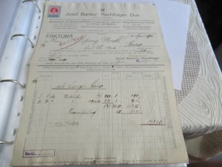 Dux - Josef Banko´s - Železo, válcování plechů, stavební dílna - 1912