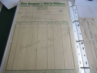 Dux - Carl Bergner - Broušení skla, povlakování zrcadel a výroba náhrobků - 1939