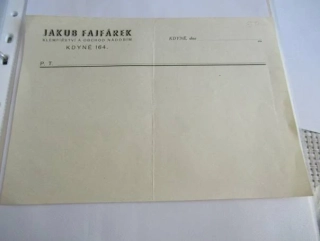 Kdyně - Jakub Fajfárek - Klempířství a obchod s nádobím