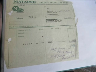 Praha - Matador - Pryžové závody - 1940