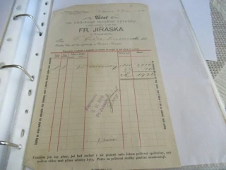 Louny - Fr. Jirásek - moučné várobky - 1900