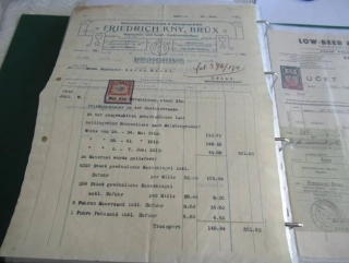 Brüx - Friedrich Kny - Stavební firma - 1912