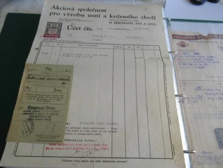 Nový Bydžov - H. Bergmann, syn a spol - Společnost pro výrobu usní a koženého zboží - 1940