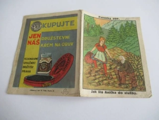 Praha - Krém na obuv - mini pohádka Jak šla Anička do služby