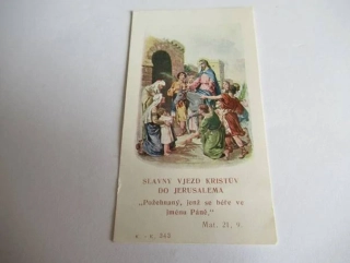 Slavný vjezd Kristův do Jerusalema