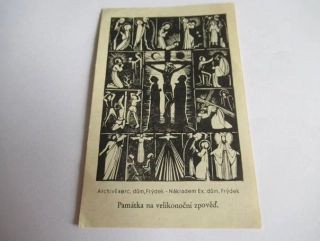 Památka na velikonoční zpověď